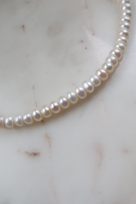 Vintage Freshwater Pearl Beaded Necklace Bracelet… - image 9