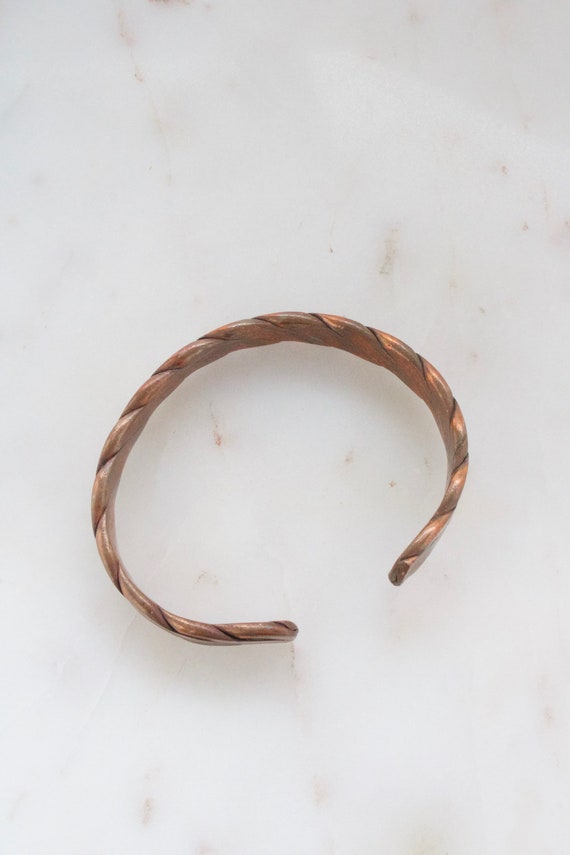 Vintage Copper Cuff Bracelet - image 10