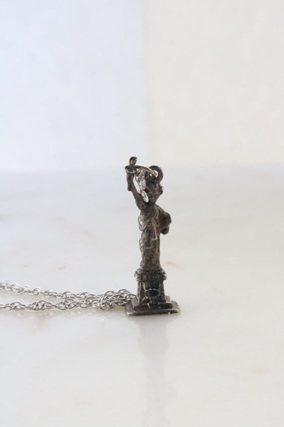 vintage sterling silver statue Gem