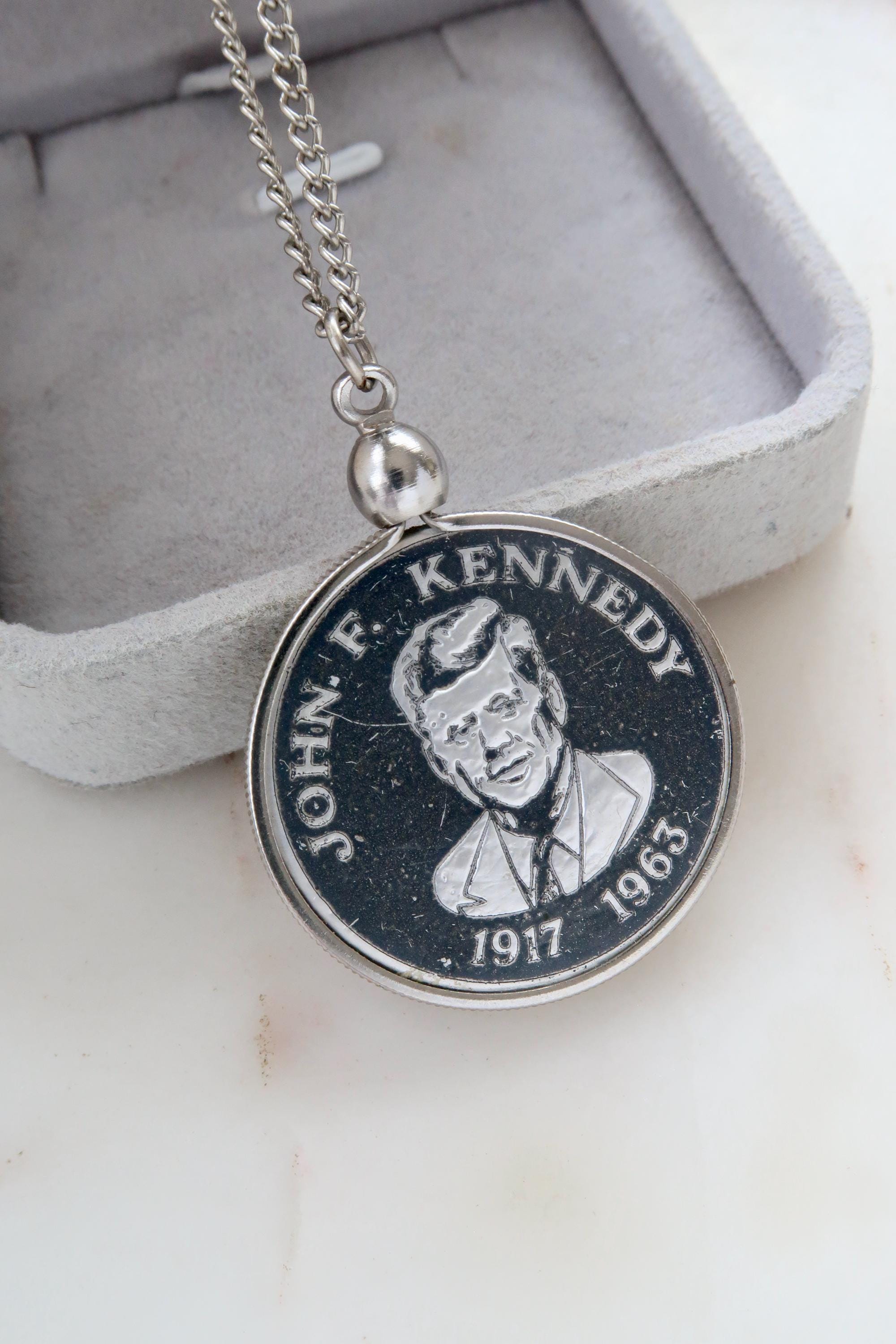 John F Kennedy Pendant - Etsy