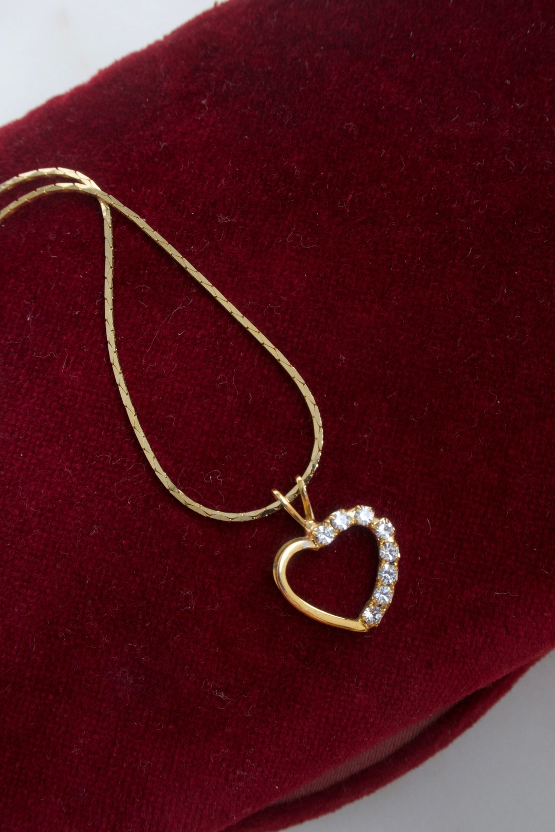 ◆VINTAGE HOLLYWOOD◆ Heart Long Chain Necklace VH2313NE009B il_1080xN.5711400744_oh82.jpg
