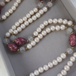 Vintage Faux Pearl Beaded Necklace