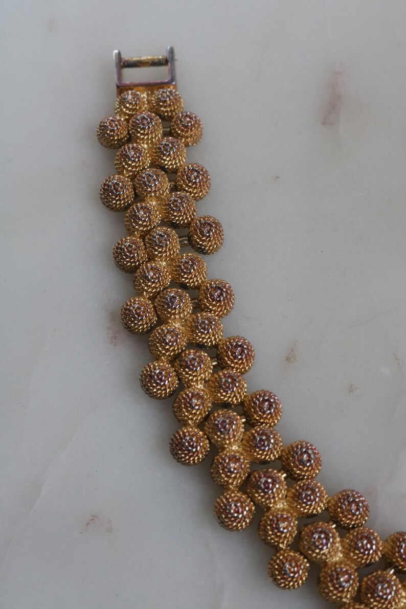 Vintage Korea Gold Bracelet Etsy