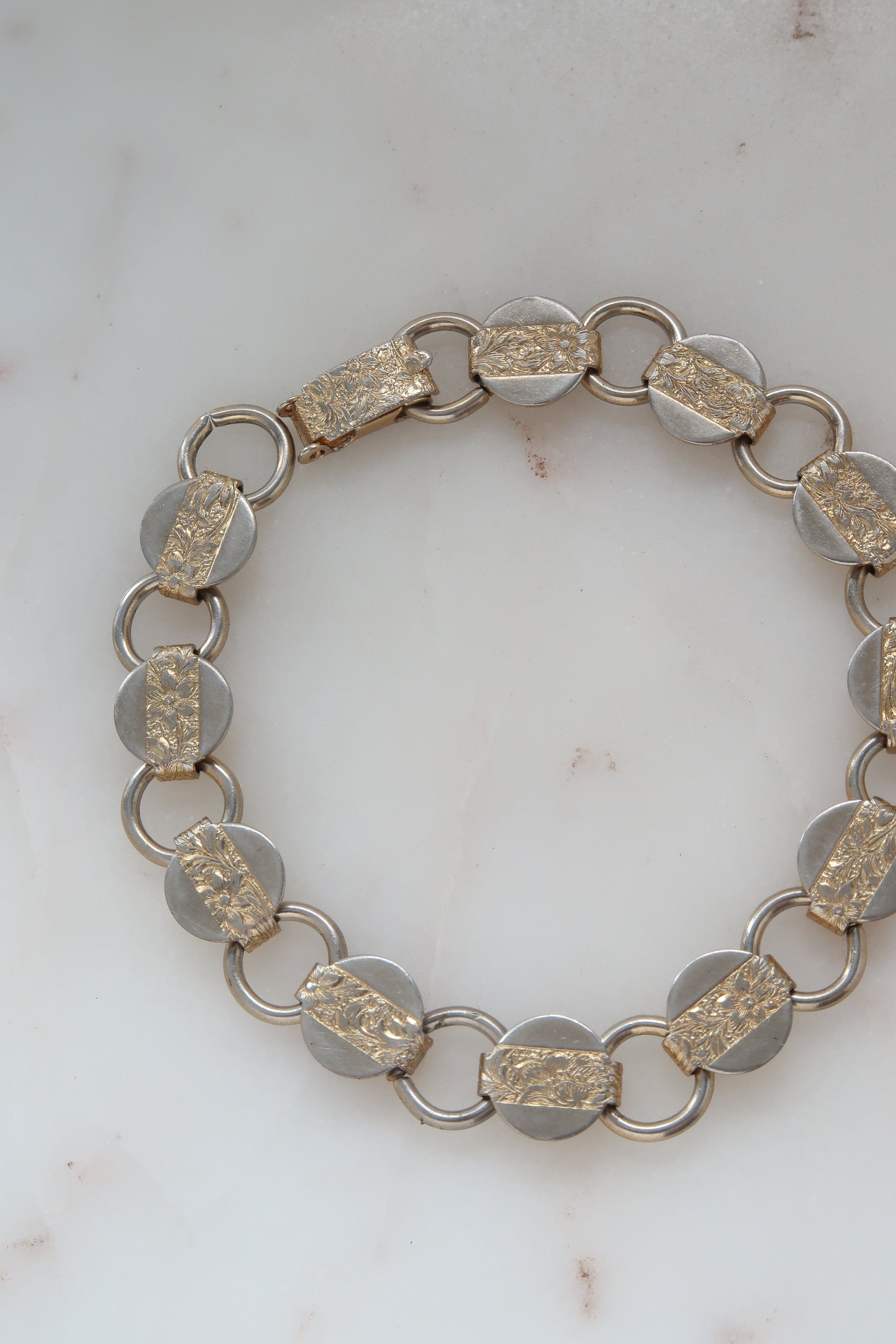 Vintage Circle Link Bracelet Sarah Coventry Gold Bracelet - Etsy UK