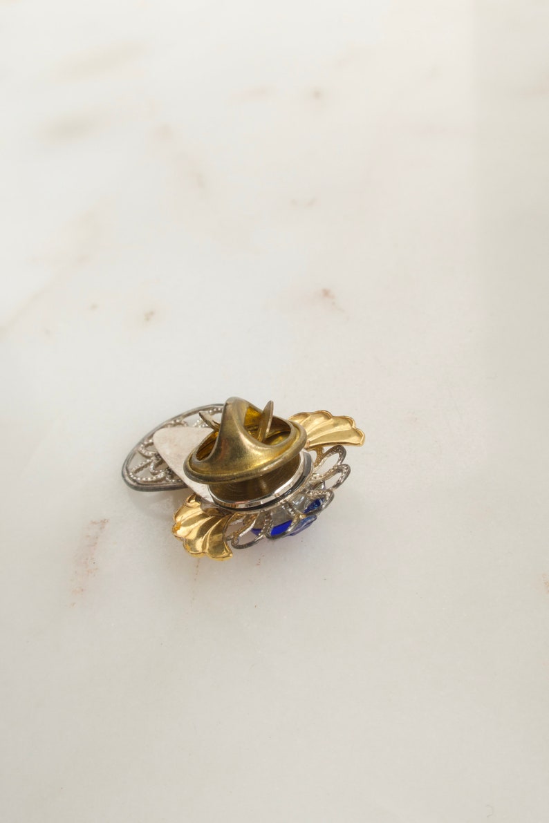 Vintage Filigree Angel Lapel Pin