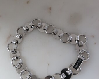 Vintage Sarah Coventry Silver Circle Link Bracelet - Etsy