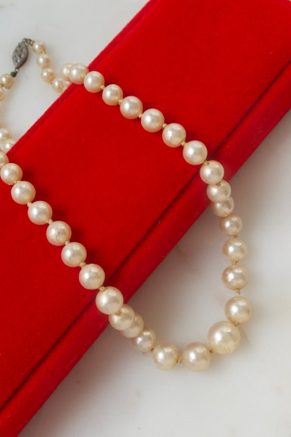 Vintage Marvella Faux Pearl Bead Necklace