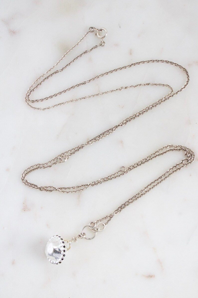 Long Sterling Silver Necklace