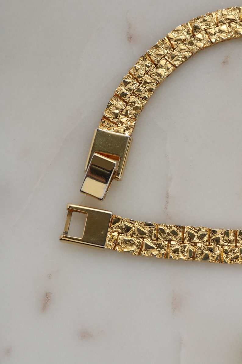 Vintage Gold Chain Bracelet