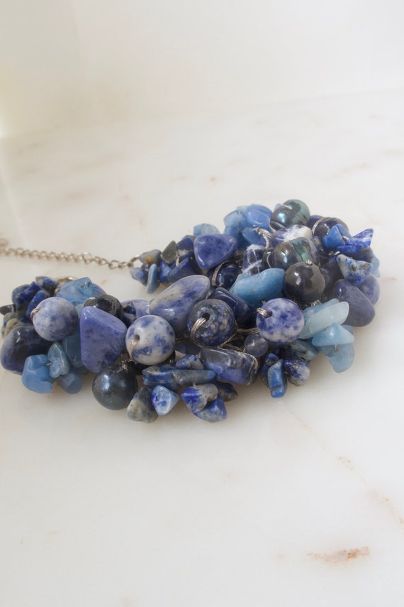 Sodalite Gemstones Bead Bracelet - image 7