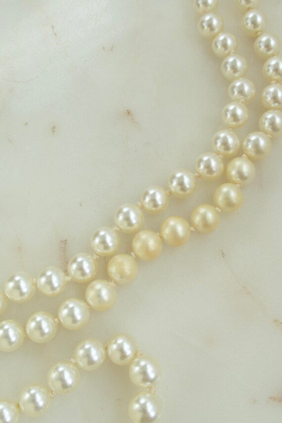 Vintage Pearl Beaded Necklace - image 9