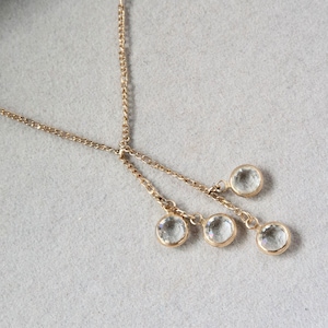 Collier gouttes de cristal AVON vintage 1979