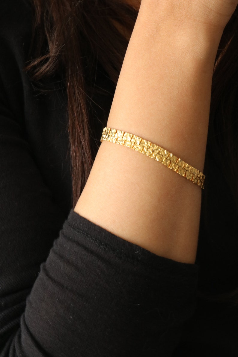 Vintage Gold Chain Bracelet
