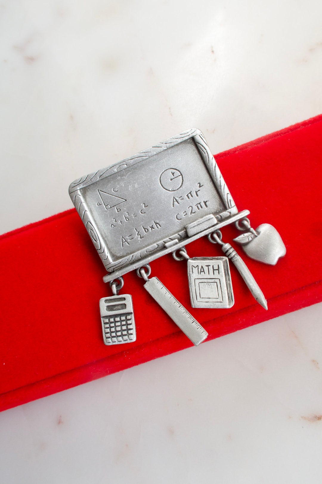 Vintage JJ Math Brooch - Etsy