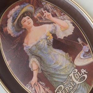 Vintage Pepsi Cola Tray - Victorian Tray