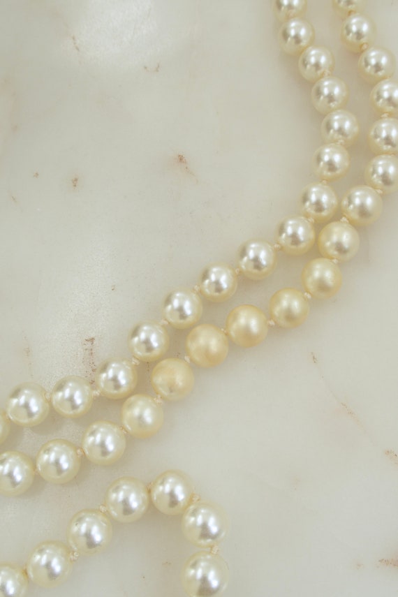 Vintage Pearl Beaded Necklace - image 8