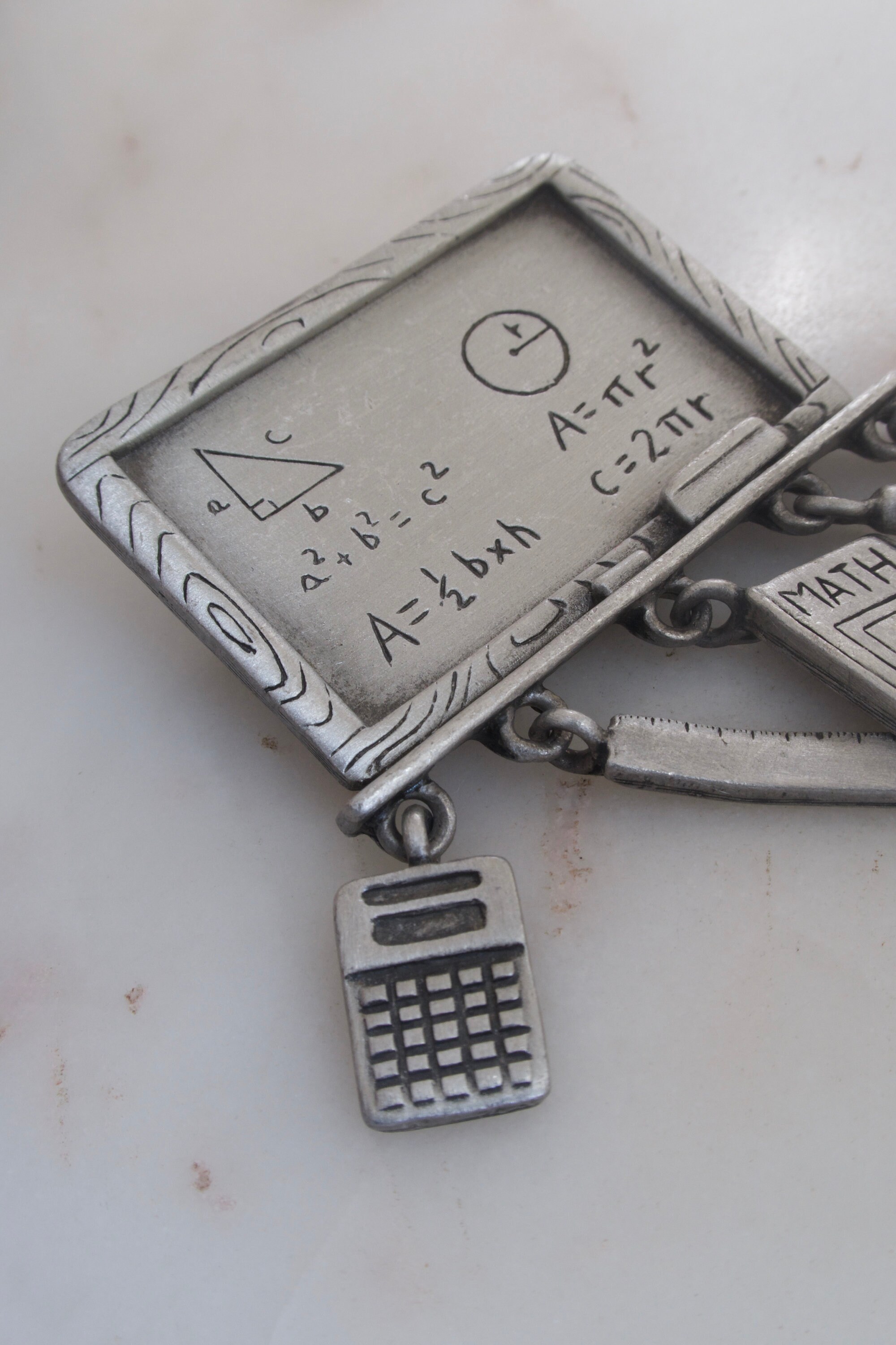 Vintage JJ Math Brooch - Etsy