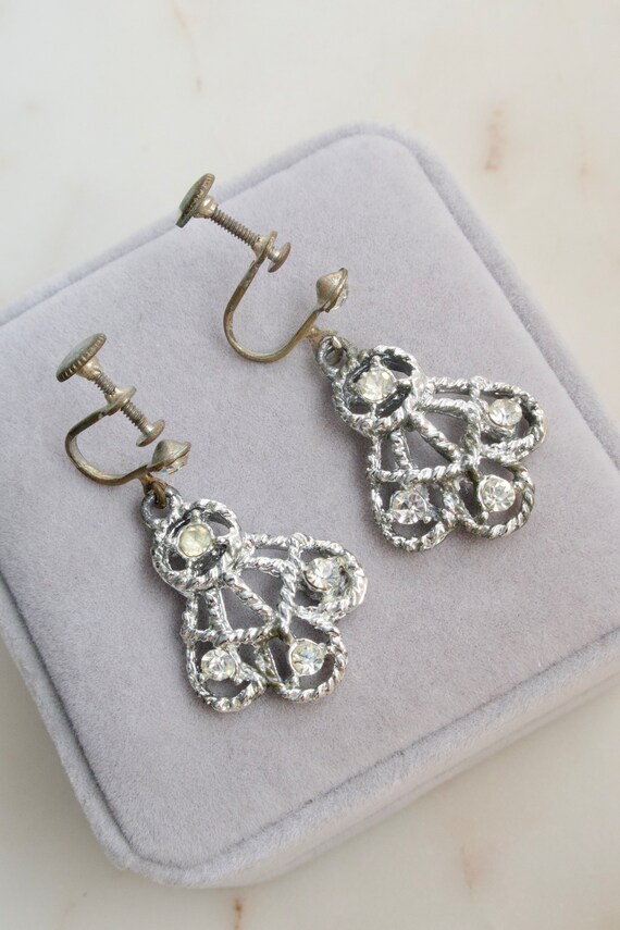 Boucles D'oreilles Vintage En Cuivre Doré 24 Carats - Studio Bijoux, Occasion En Très Bon état