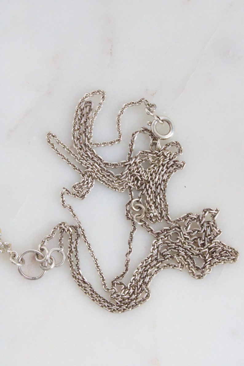 Long Sterling Silver Necklace