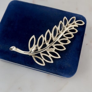 Vintage Emmons Blattgold Brosche