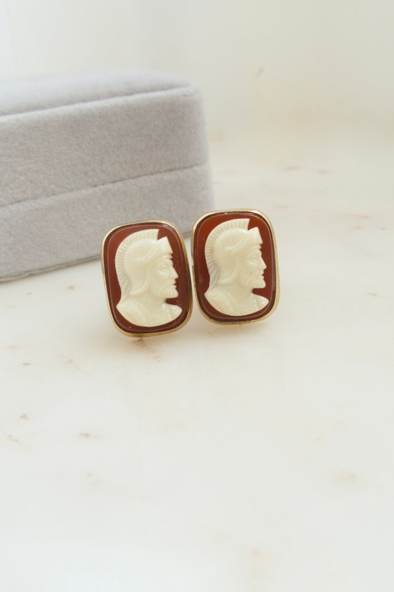 Vintage Hickok USA Roman Soldier Cuff Links - Gif… - image 10