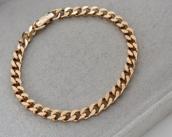 グロッセ社製、細身のゴールドメッシュブレスレット、1970年代製 
