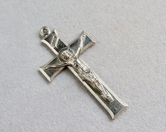 ヴィンテージ INRI シルバー 十字架 クロス チャーム - Etsy 日本