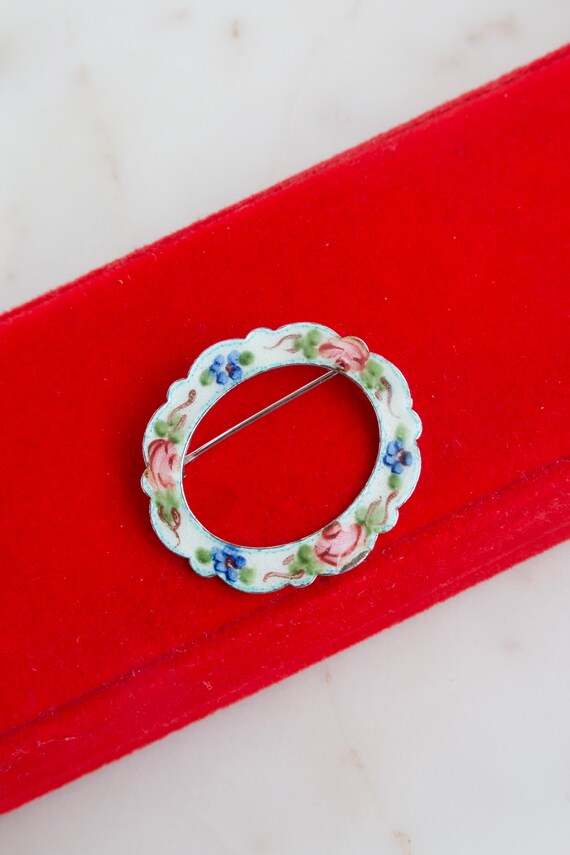 Bjoux vntage sgnés Sterlng A & Z vert charbon strass belle broche