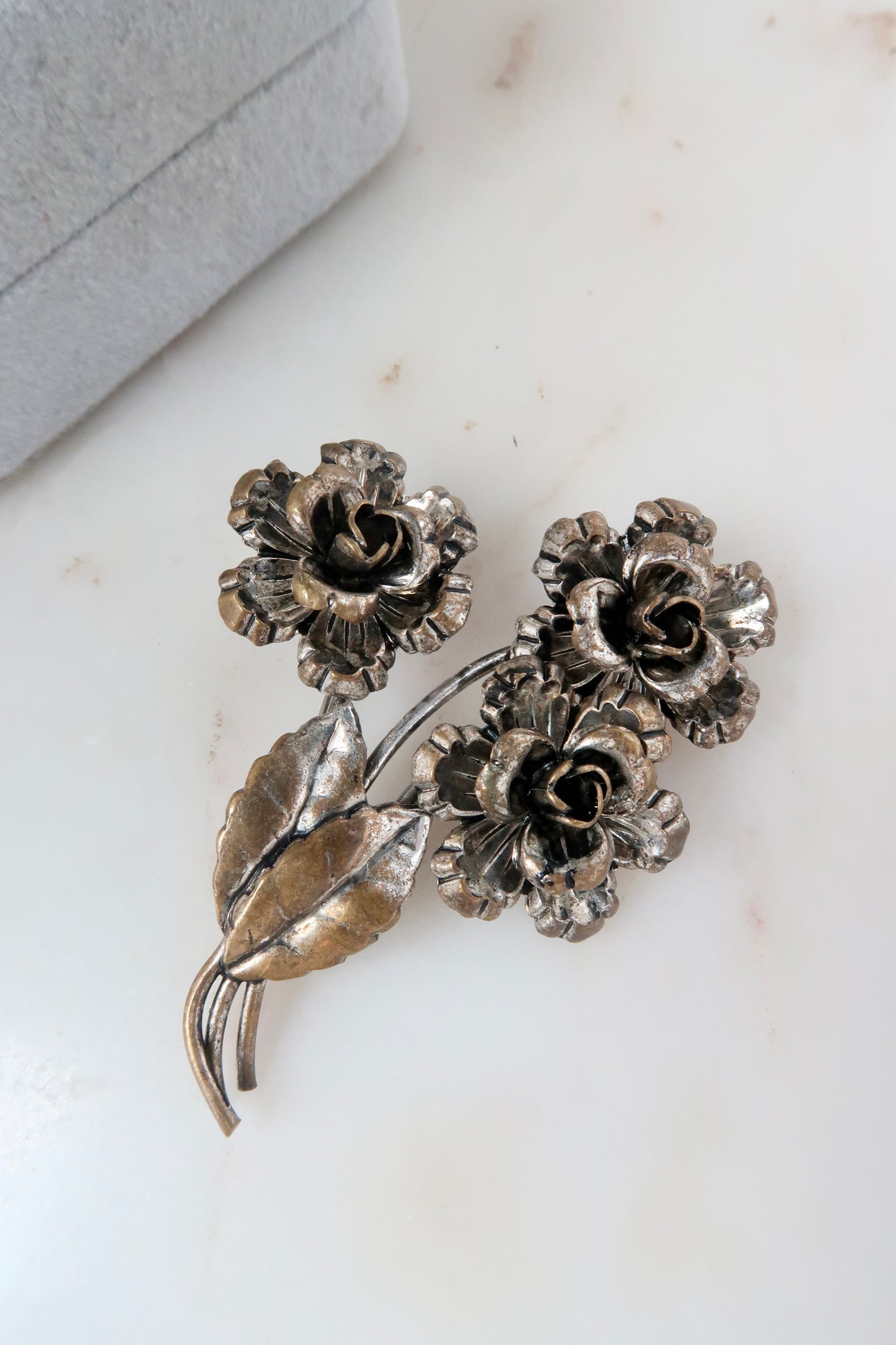 Bellissima Spilla Vintage In Cristallo Austriaco Raffigurante L - Foto 11