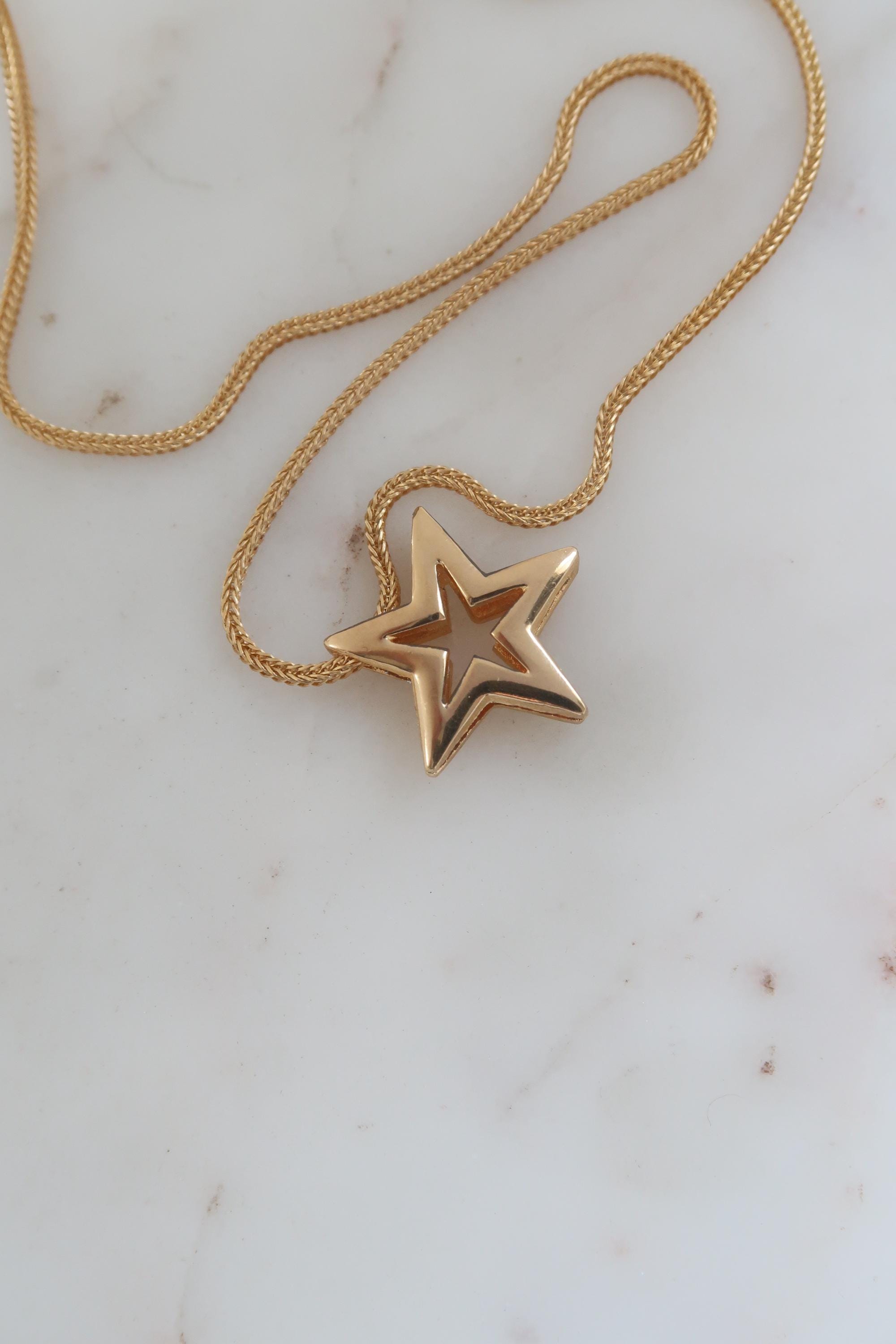 ミュージシャン Star Necklace Gold Vintage 1978 Artistry Tm Gold Star Pendant Necklace - Etsy