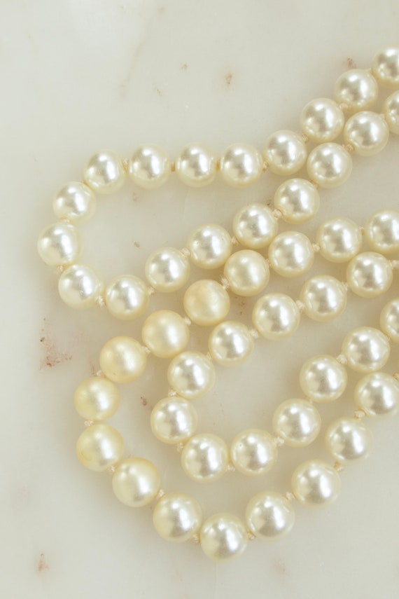 Vintage Pearl Beaded Necklace - image 7