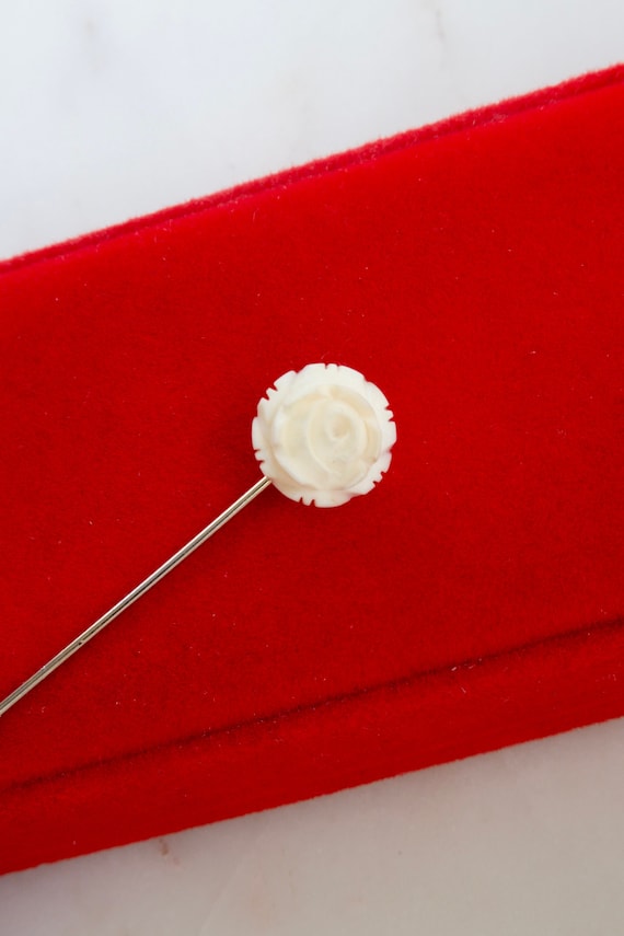 Vintage Rose Stick Pin - Flower Stick Pin