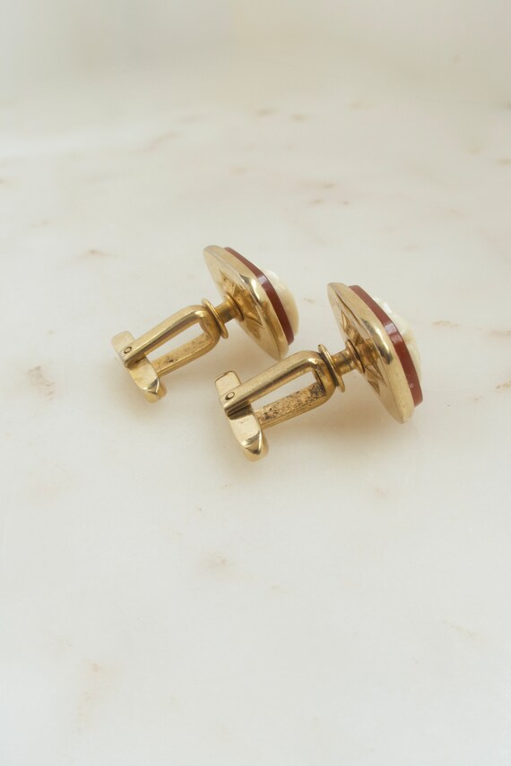 Vintage Hickok USA Roman Soldier Cuff Links - Gif… - image 6