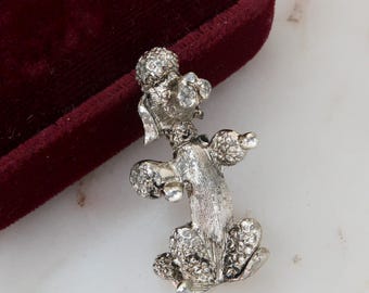 Vintage Gerry's Poodle Dog Brooch