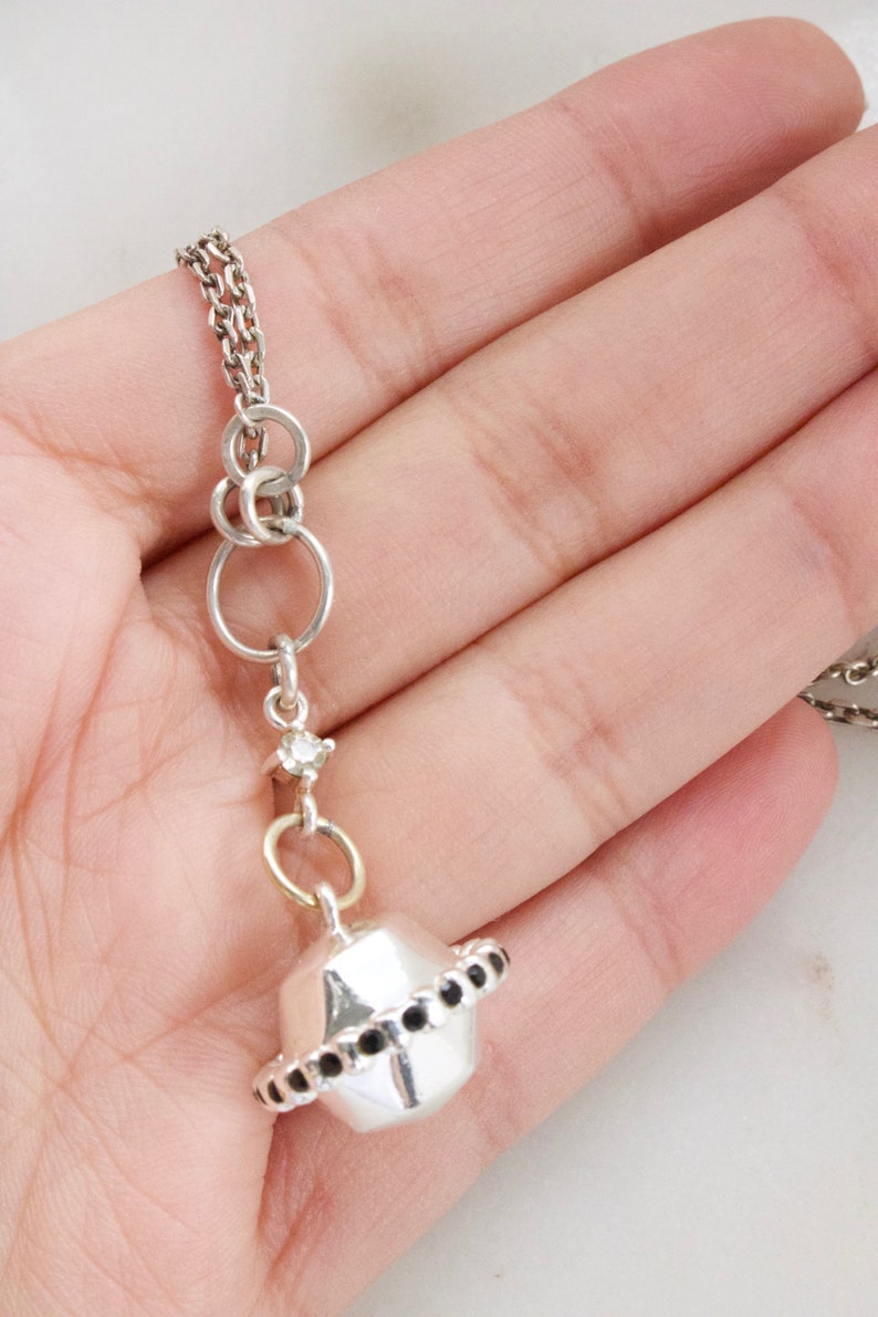 Long Sterling Silver Necklace