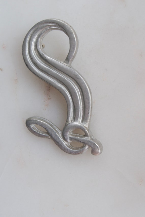 Vintage Boucher Treble Clef Music Brooch