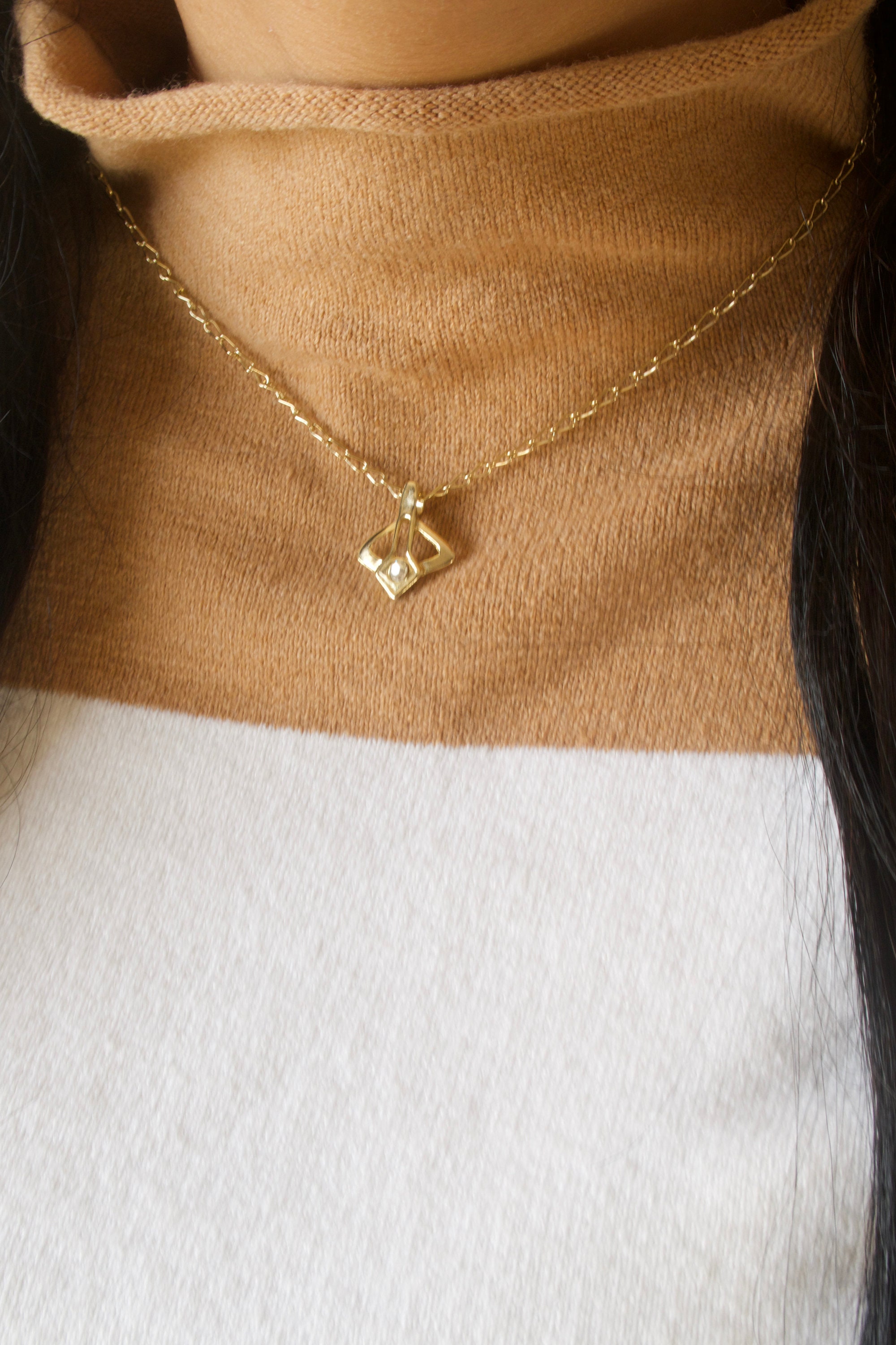 ヴィンテージ インダストリア アルゼンチン ラインストーン ネックレス