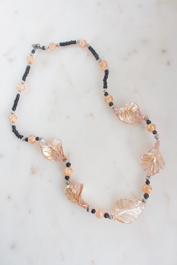 Vintage iridescent glass Gem