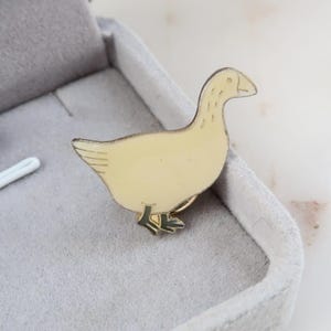 Vintage Yellow Duck Lapel Pin
