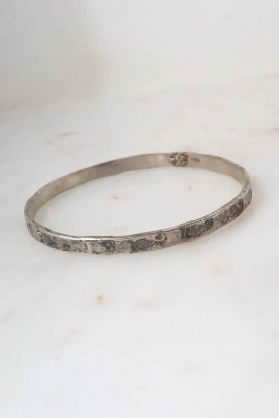 Vintage Mexico Sterling Silver Scorpion Bangle