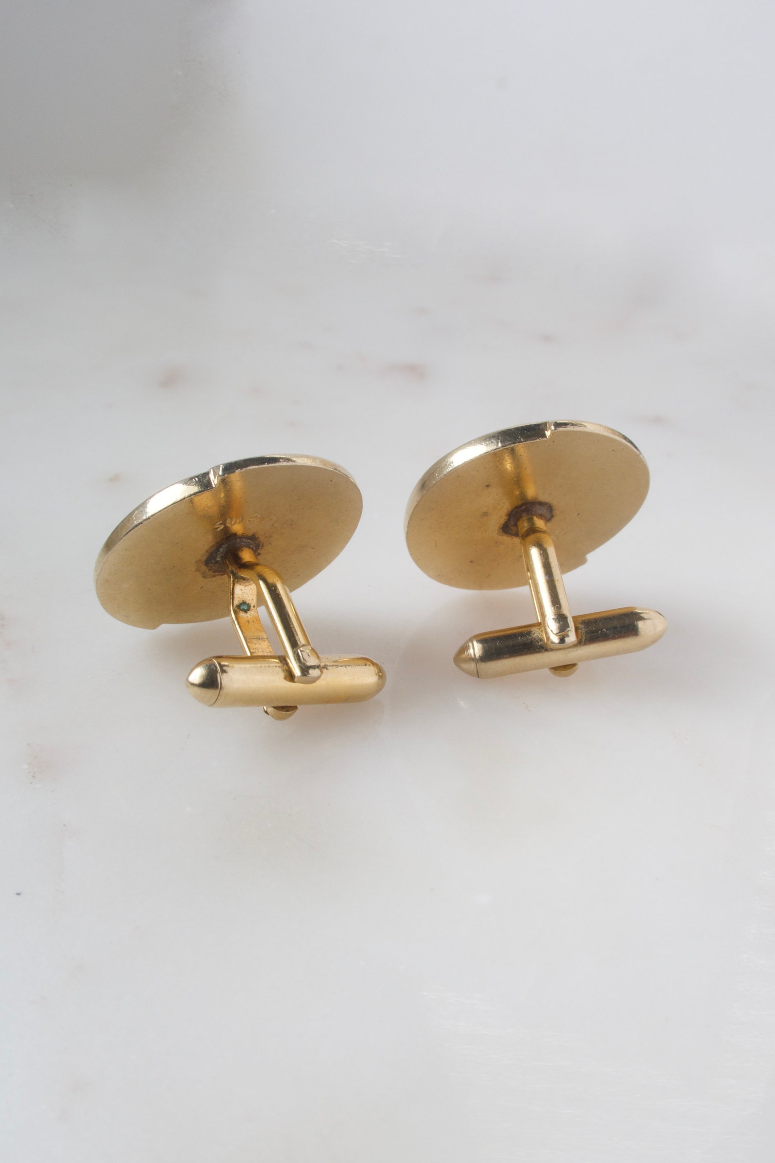 Vintage Swank Gold Cufflinks Etsy