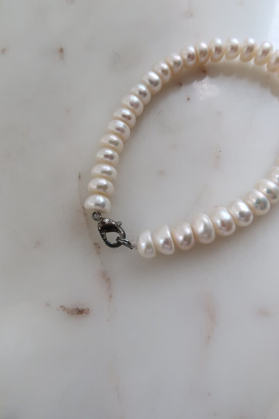 Vintage Freshwater Pearl Beaded Necklace Bracelet… - image 6