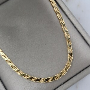 Vintage 925 MBC Made In Italy Sterling Silver Gold Plated Chain Necklace