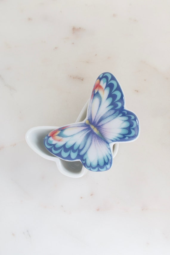 Vintage 1989 AVON Porcelain Butterfly Convertible… - image 6