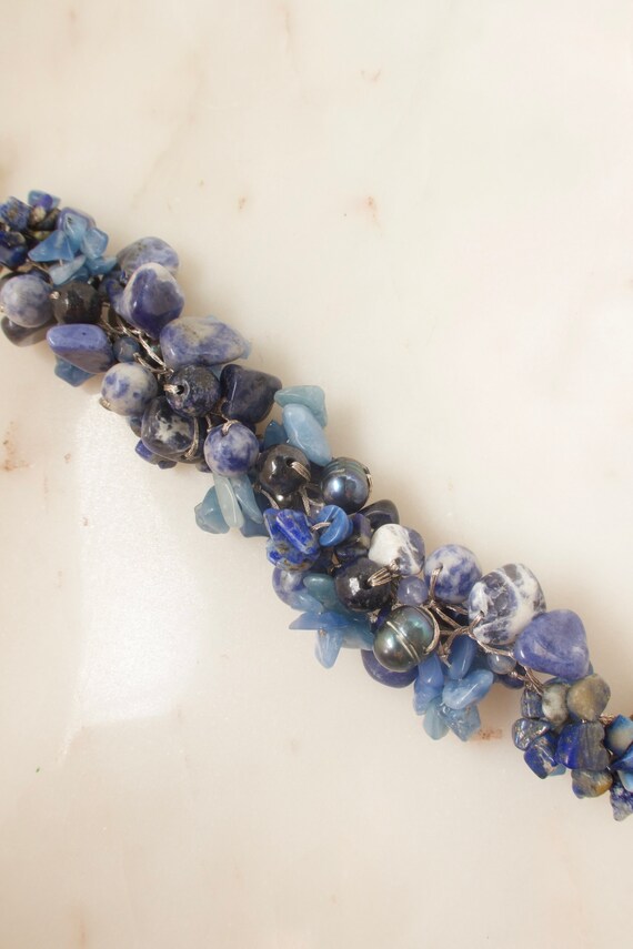 Sodalite Gemstones Bead Bracelet - image 8