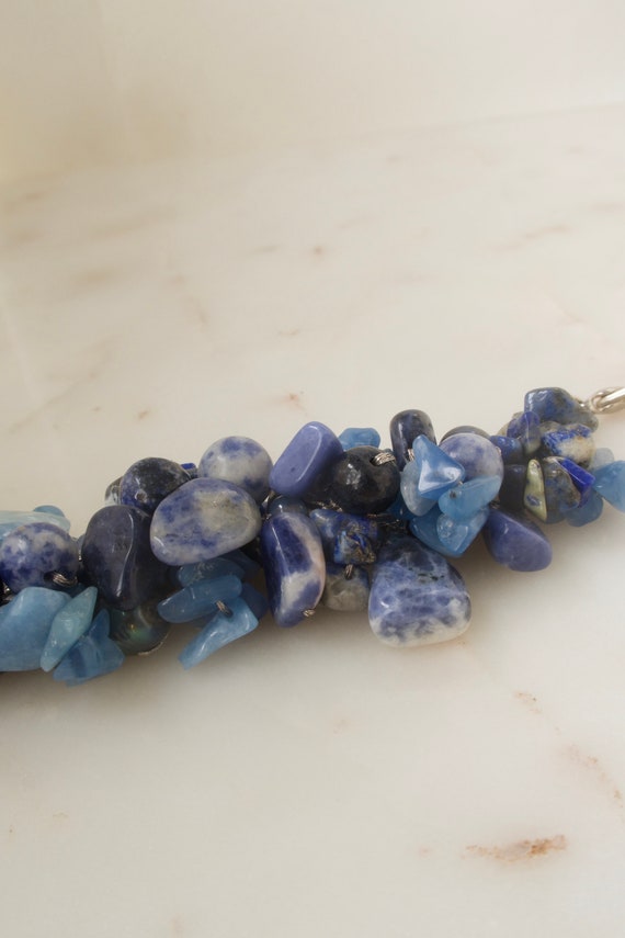 Sodalite Gemstones Bead Bracelet - image 4