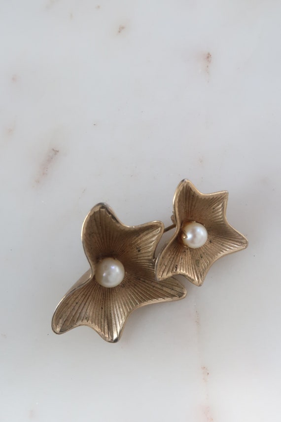 Vintage Gold Starfish Brooch - image 3
