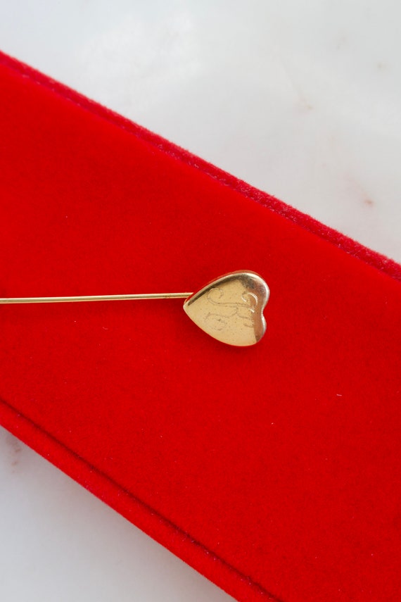 Vintage Gold Letter "K" Stick Pin