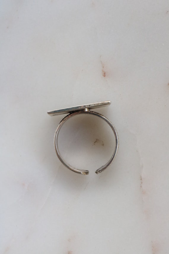 Sterling Silver Square Ring - Geometric Ring - Si… - image 10