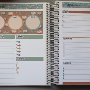 Plum Paper 7x9 Monthly Dashboard Planner Stickers, #14 Autumn Blue ...